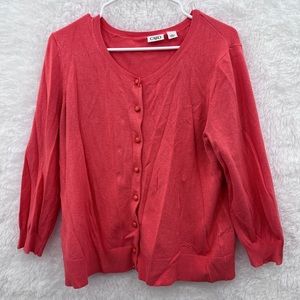 Cato Coral Cardigan